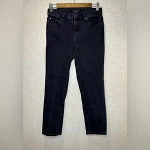 Eileen Fisher Organic Cotton Blend Slim Straight Jeans Size PP